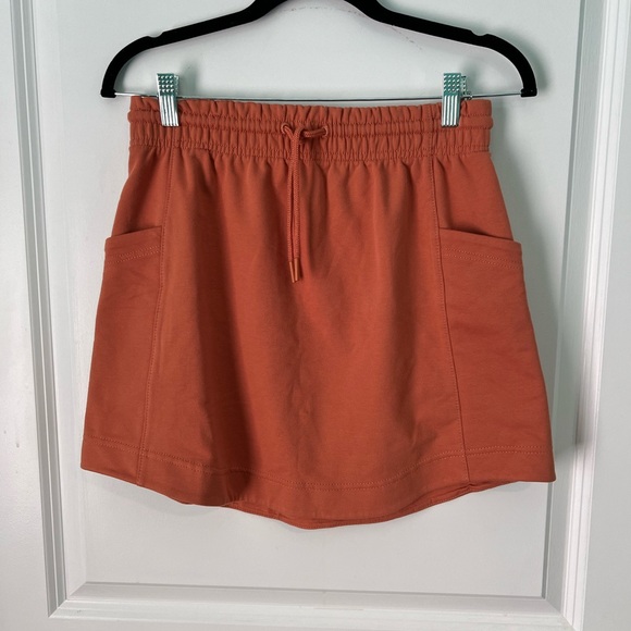 💌 Athleta Retroterry Skirt Drawstring in Sunbaked Clay size XS - Picture 2 of 6